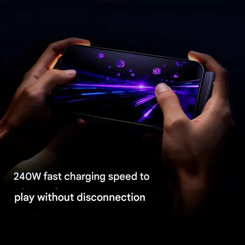 🔥50% OFF “Year-End Christmas Limited-Time Benefits”2-in-1 Invisible Holder Charger Cable|240w super fast charging Fast Charging Cord